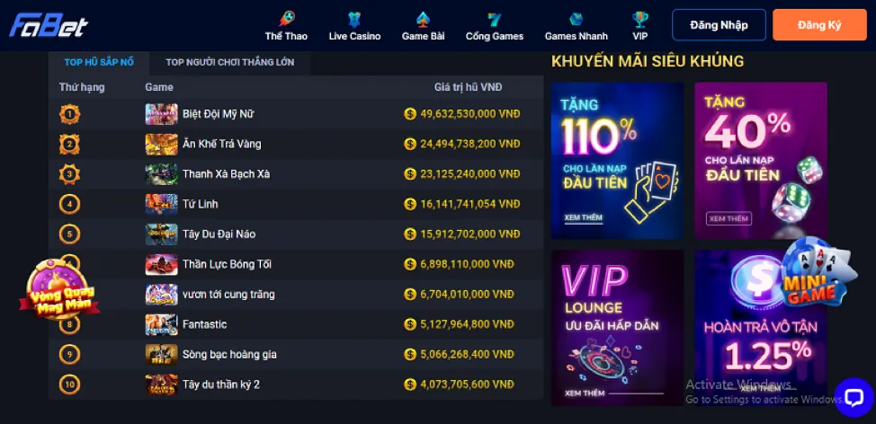 Khuyến mãi hấp dẫn full88 nhà cái